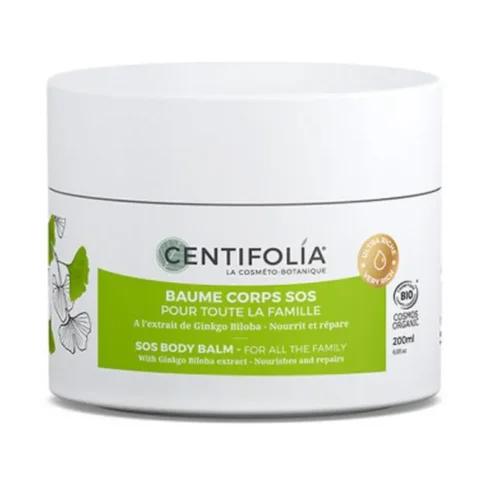 CENTIFOLIA SOS kehakreem kuivale nahale Ginkgo Biloba ekstraktiga, 200ml