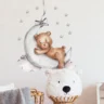 SIPO Lastetoa seinakleebised, Teddy bear on the moon - Image 5