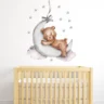 SIPO Lastetoa seinakleebised, Teddy bear on the moon - Image 3