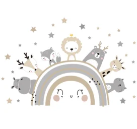 SIPO Lastetoa seinakleebised, Cute animals