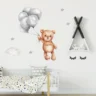 SIPO Lastetoa seinakleebised, Teddy bear with balloons - Image 5