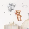 SIPO Lastetoa seinakleebised, Teddy bear with balloons - Image 3