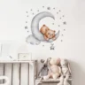 SIPO Lastetoa seinakleebised, Teddy Bear Moon - Image 5