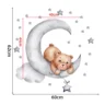 SIPO Lastetoa seinakleebised, Teddy Bear Moon - Image 6