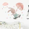 SIPO Lastetoa seinakleebised, Bunny with umbrella - Image 2