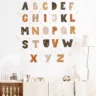 SIPO Lastetoa seinakleebised, Boho Alphabet - Image 6