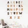 SIPO Lastetoa seinakleebised, Boho Alphabet - Image 7