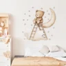 SIPO Lastetoa seinakleebised, Teddy bear on a ladder - Image 2