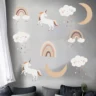 SIPO Lastetoa seinakleebised, Boho Rainbow Unicorn - Image 7