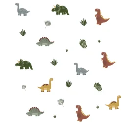 SIPO Lastetoa seinakleebised, Mini Dinosaurs