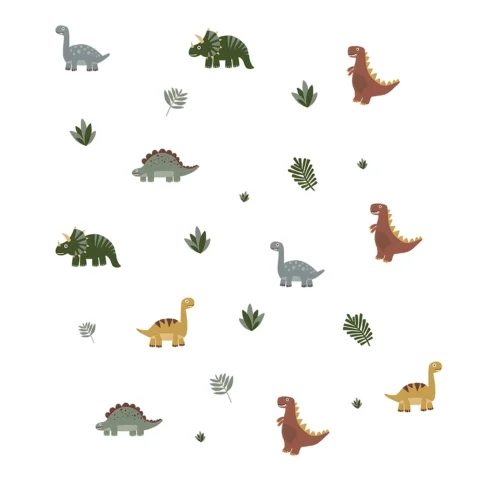 SIPO Lastetoa seinakleebised, Mini Dinosaurs