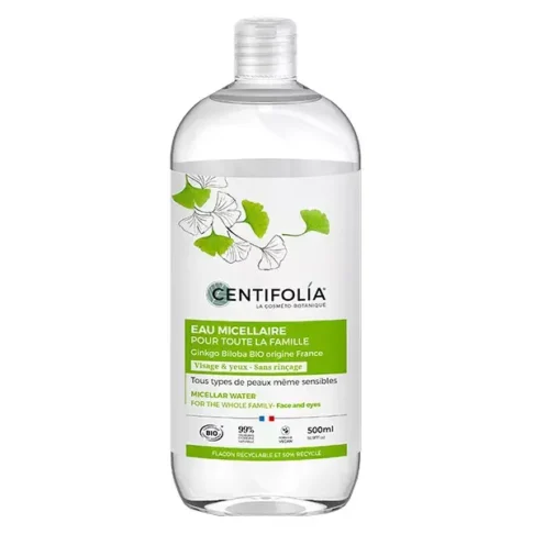 CENTIFOLIA Niisutav mitsellaarvesi näole ja silmadele, 500ml