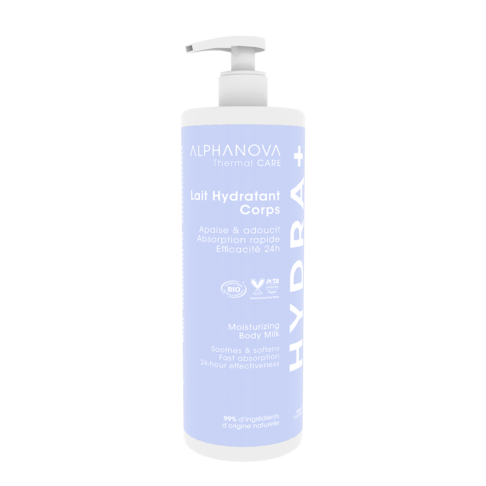 ALPHANOVA Thermal Care niisutav kehakreem orgaanilise sheavõi ja hüaluroonhappega kuivale ja väga kuivale nahale, 400ml