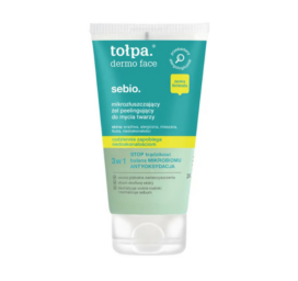 TOLPA Dermo Face Sebio mikrokooriv näopesugeel rasusele ja kombineeritud nahale, 150ml
