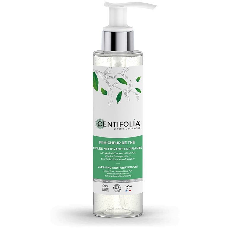 CENTIFOLIA Sügavuti puhastav näopesugeel rohelise tee, aloe vera ja tsingiga, 145ml