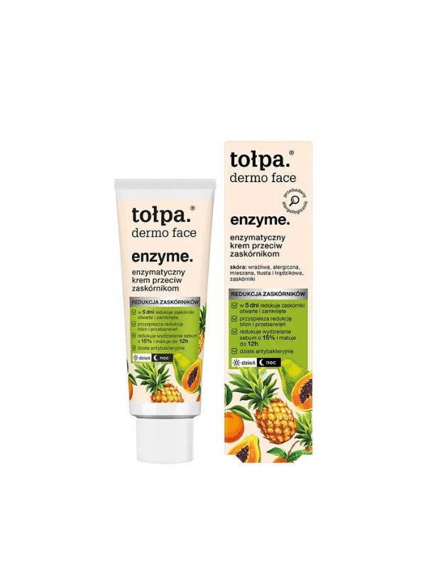 TOLPA Dermo Face ensüümidega mustpeade vastane kreem, 40 ml