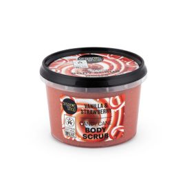 ORGANIC SHOP Vanilli- ja maasikaekstraktiga kehakoorija Candy Cane, 250ml