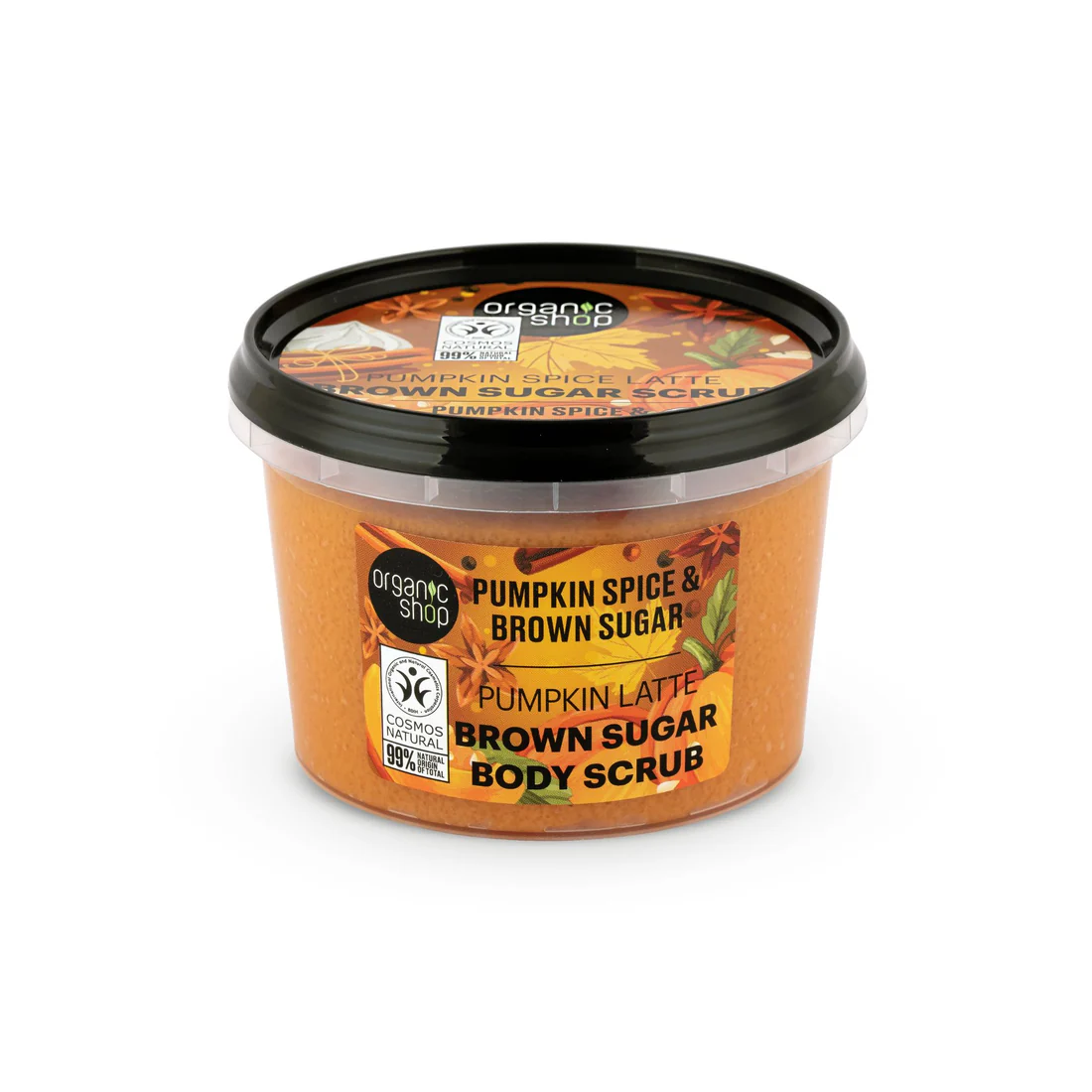 ORGANIC SHOP Orgaanilise kõrvitsaseemneõliga kehakoorija Pumpkin Spice Latte, 250ml