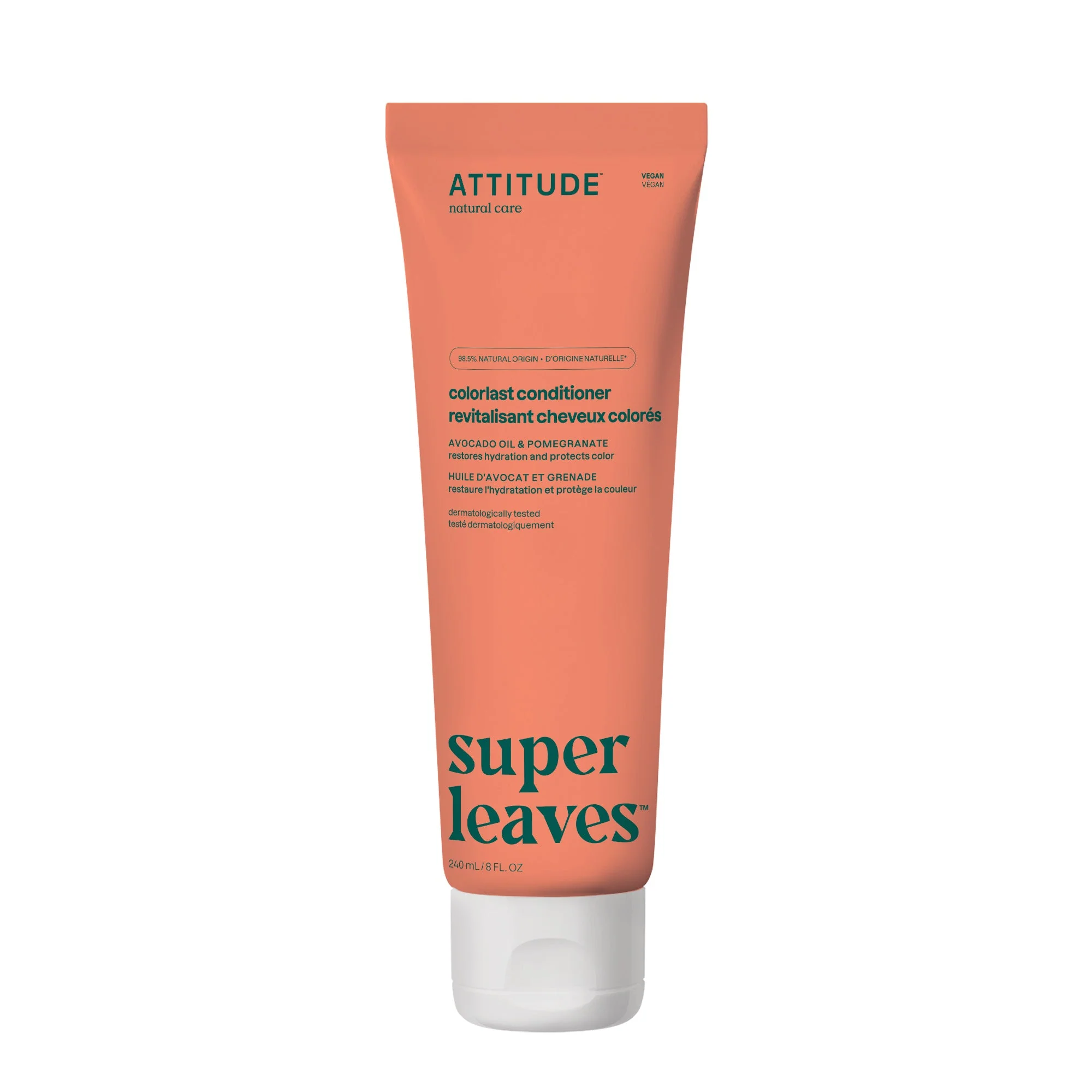 ATTITUDE Super Leaves Colorlast palsam värvitud juustele, 250ml