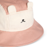 KIETLA Camper Hat UPF50 orgaanilisest puuvillast päikesekaitsega müts NATURAL-PINK, 0-2 aastat - Image 4