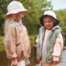 KIETLA Camper Hat UPF50 orgaanilisest puuvillast päikesekaitsega müts NATURAL-NAVY,  2-6 aastat - Image 3