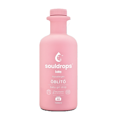 SOULDROPS hüpoallergeene pesupehmendaja beebitüdruku riietele BABY GIRL DROP, 1000ml