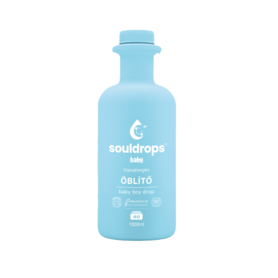 SOULDROPS hüpoallergeene pesupehmendaja beebipoiste riietele BABY BOY DROP, 1000ml
