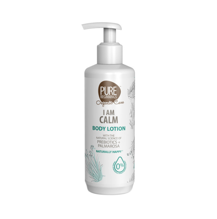 PURE BEGINNINGS Niisutav ja rahustav ihupiim prebiotikumi ja  rooibose ekstraktiga I AM CALM, 375ml