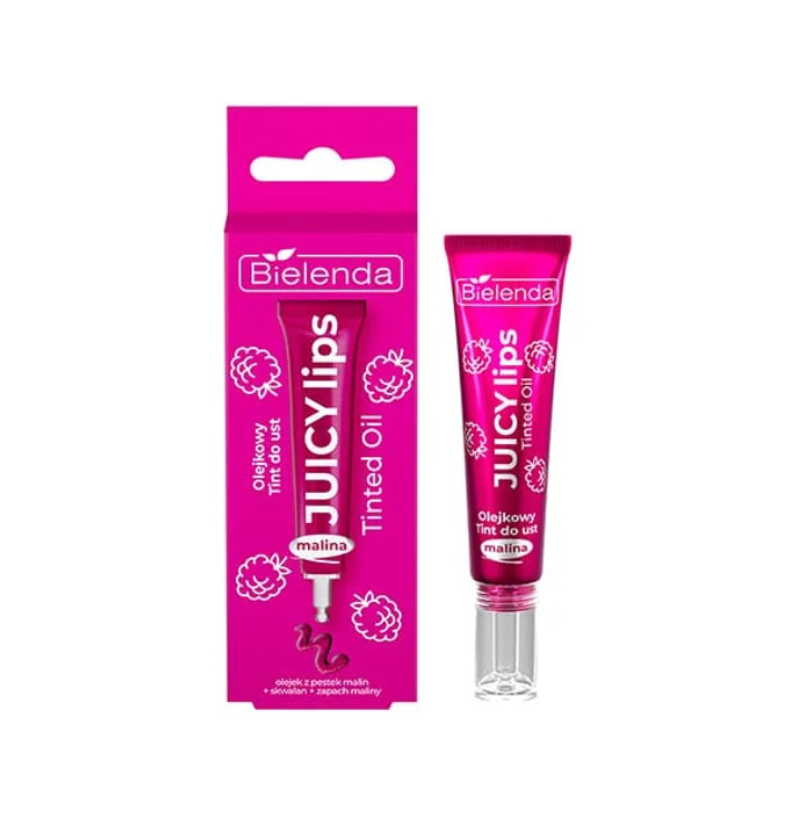 BIELENDA Juicy Tint tooniv huuleõli vaarikaseemneõli ja skvalaaniga, 10g