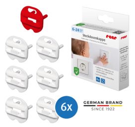 REER Laste turvakatted pistikupesadele laste ohutuse tagamiseks, 6 tk