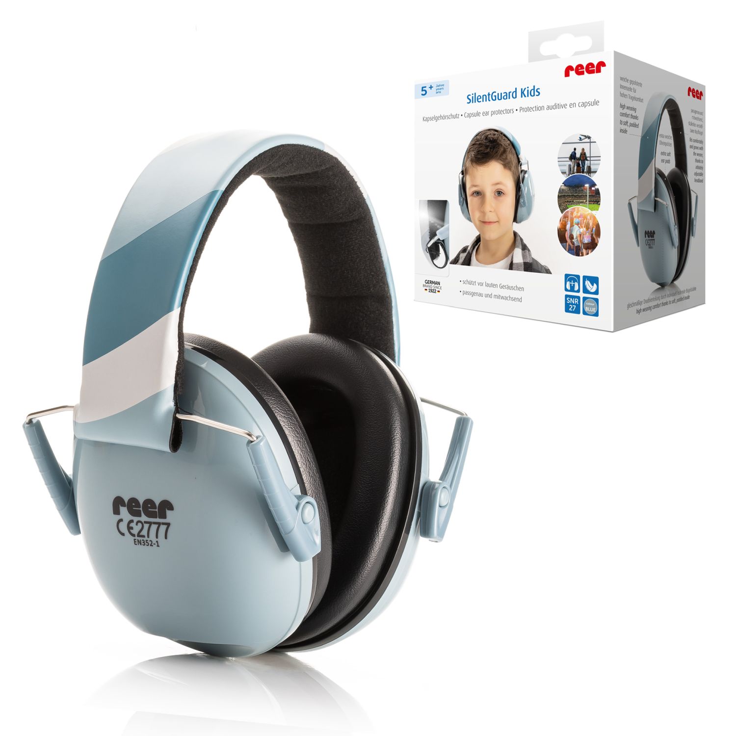 REER SilentGuard müra summutavad kõrvaklapid lastele (SNR=27dB), Blue