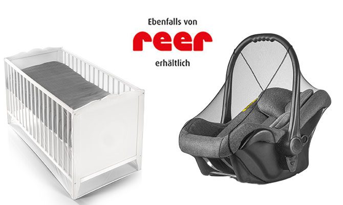 REER BiteSafe sääsevõrk vankritele, must - Image 3