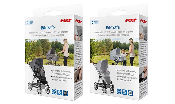 REER BiteSafe sääsevõrk vankritele, must - Image 2