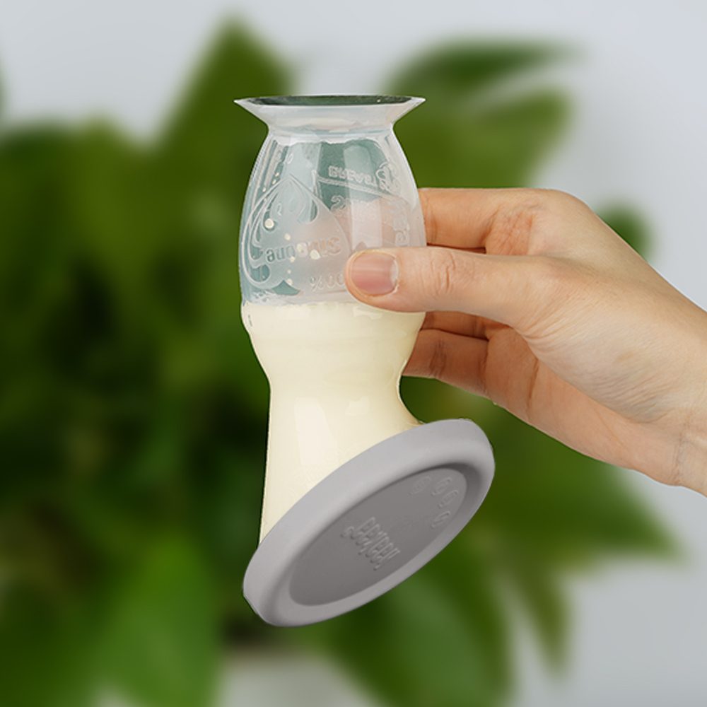 HAAKAA Gen 2. Silikoonist rinnapump koos imemisaluse ja silikoonkattega, 100ml - Image 6