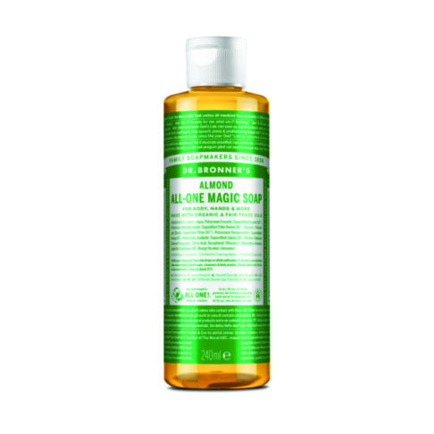 Dr. Bronner's 18-in-1 mandli/martsipani lõhnaline vedelseep, 240ml