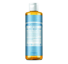 Dr. Bronner´s 18in1 lõhnatu vedelseep beebidele ja tundlikule nahale, 240ml
