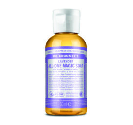 Dr. Bronner's 18in1 lavendli essentsiõliga orgaaniline vedelseep, 60ml