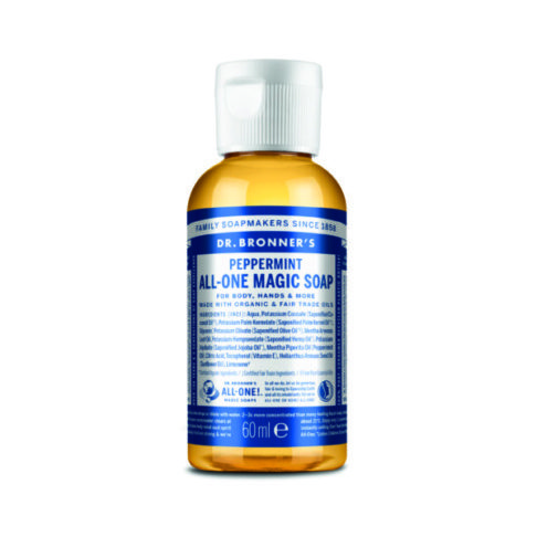 Dr. Bronner's 18 -in-1 piparmündiõliga vedelseep, 60ml