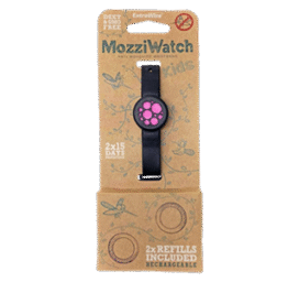 Extrawize MozziWatch sääse- ja puugivastane käevõru lastele ja täiskasvanutele, Roosa