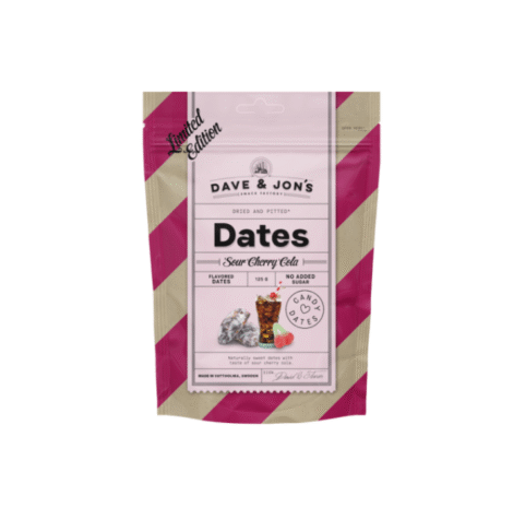DAVE AND JON'S  maitsestatud datlid "Sour Cherry Cola" 125g