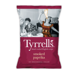 Tyrrell’s kartulikrõpsud vürtsika ja suitsuse paprikaga, 150g
