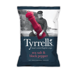 Tyrrell’s kartulikrõpsud meresoola ja musta pipraga, 150g