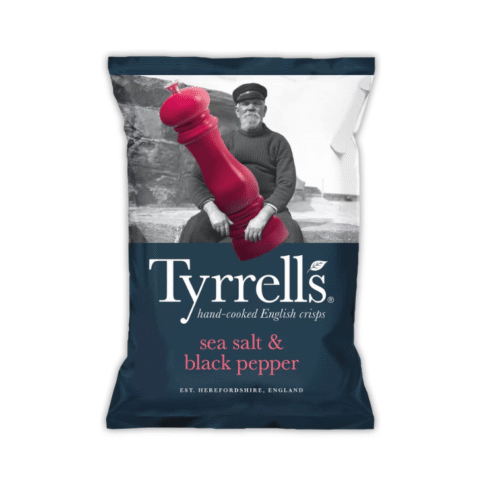 Tyrrell’s kartulikrõpsud meresoola ja musta pipraga, 150g