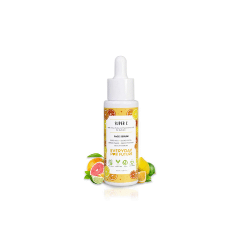 EVERYDAY FOR FUTURE niisutav ja sära andev hüaluroonhappe ja magusa apelsini ekstraktiga näoseerum Super C, 50ml