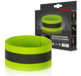 REER krõpskinnitusega kahes suuruses helkurribad MyBuddyGuard, 4tk