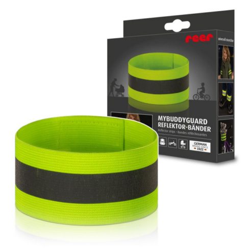REER krõpskinnitusega kahes suuruses helkurribad MyBuddyGuard, 4tk