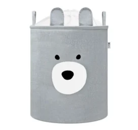 SIPO Premium puuvillane mänguasjade hoiukorv pingutusnööriga XXL, Bear