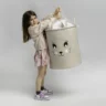 SIPO Premium puuvillane mänguasjade hoiukorv pingutusnööriga XXL, Rabbit - Image 3