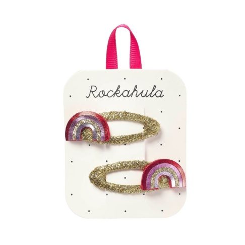 ROCKAHULA Laste juukseklambrid Disco rainbow, 2 tk