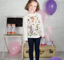 SELFIE CLOTHING värvi ise fairy pluus, suurus 8-10 (146)